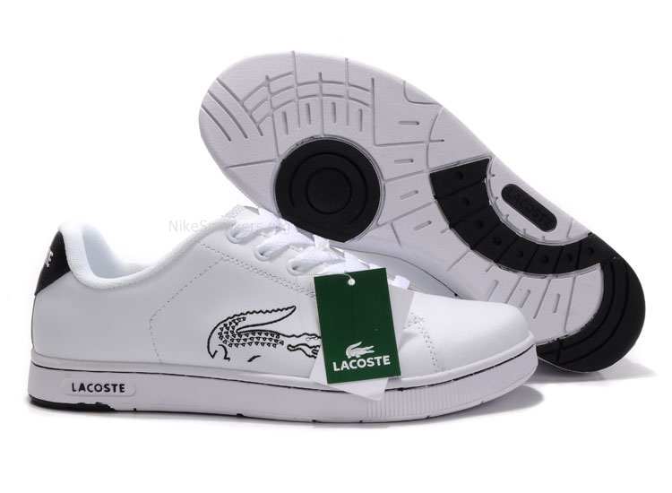 Mens Lacoste Carnaby Shoes White/black Mens Lacoste Carnaby Shoes White/black