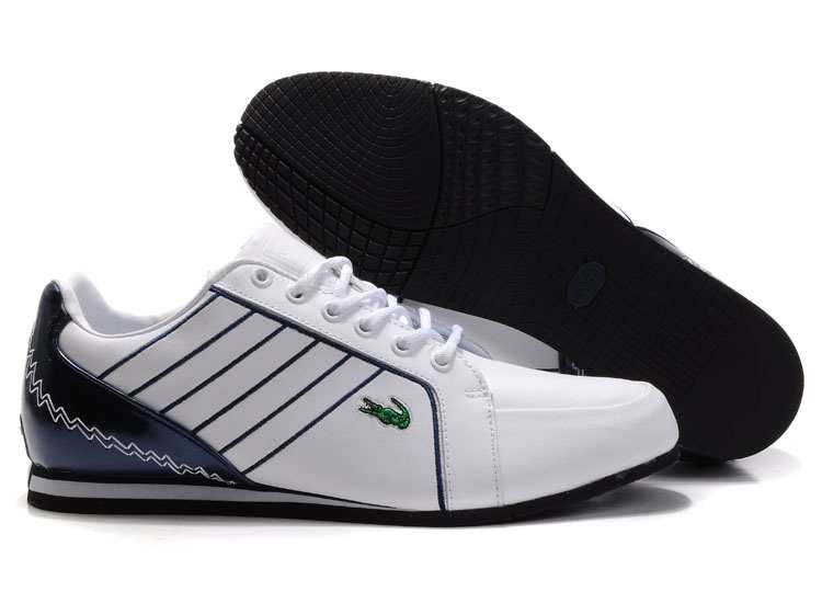 Mens Lacoste Causal Shoes white/blue