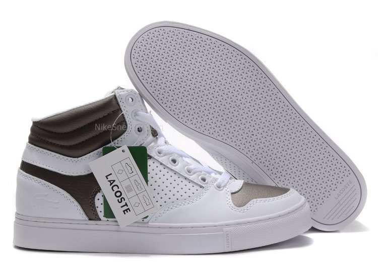 Mens Lacoste Dunk Shoes white/grey Mens Lacoste Dunk Shoes white/grey