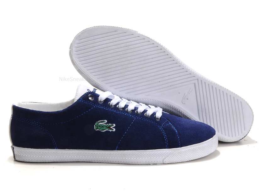 Lacoste fabric deep blue shoes
