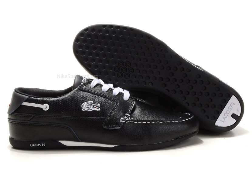 Lacoste Leather Black Shoes