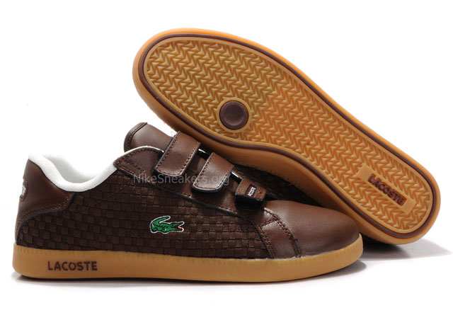 Mens Lacoste Prep CB Shoes Brown Mens Lacoste Prep CB Shoes Brown
