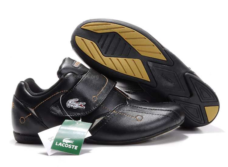 Mens Lacoste Protect Laser Shoes Black/Yellow Mens Lacoste Protect Laser Shoes Black/Yellow