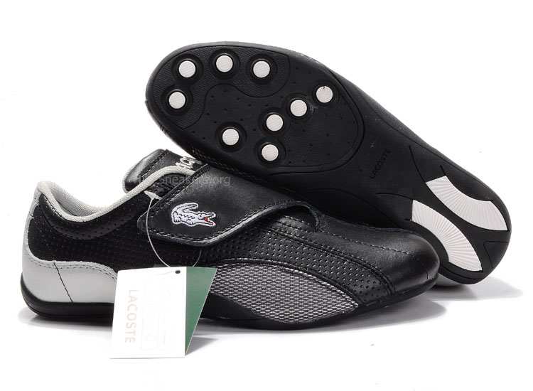 black/grey Mens Lacoste Shua Strap Shoes black/grey Mens Lacoste Shua Strap Shoes