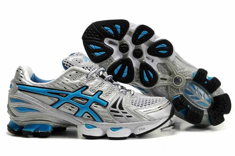 Asics Gel Kinsei 2 Shoes - Silver/Blue/White Asics Gel Kinsei 2 Shoes - Silver/Blue/White
