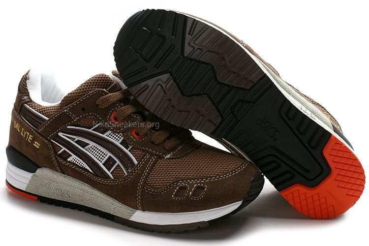 Asics Gel Lyte III Shoes - Brown/Black/White Asics Gel Lyte III Shoes - Brown/Black/White