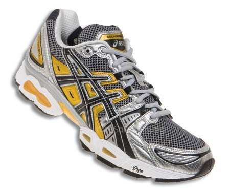 ASICS GEL NIMBUS 9 Shoes - Silver/Yellow/Grey ASICS GEL NIMBUS 9 Shoes - Silver/Yellow/Grey