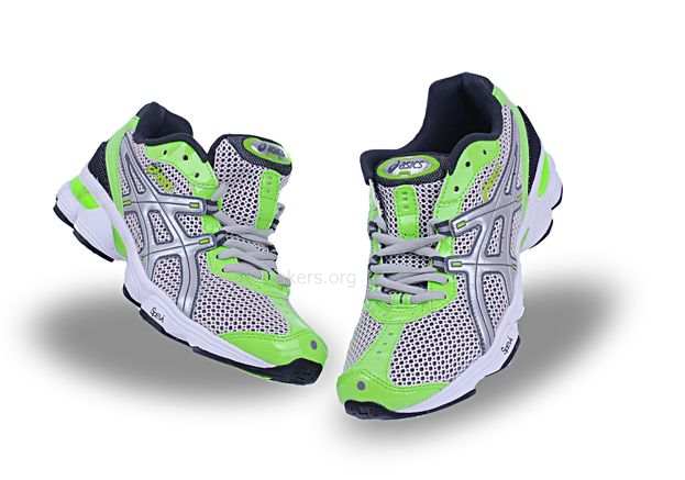 Asics Gel Stratus 2.1 Shoes Green/Black/White Asics Gel Stratus 2.1 Shoes Green/Black/White