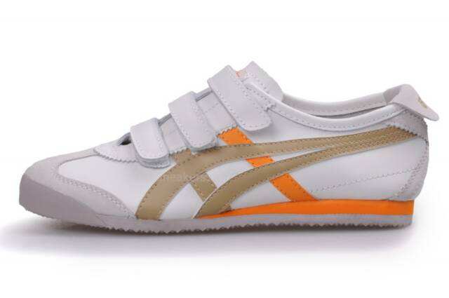 Asics Mexico 66 Baja Shoes White/Brown/Orange Asics Mexico 66 Baja Shoes White/Brown/Orange