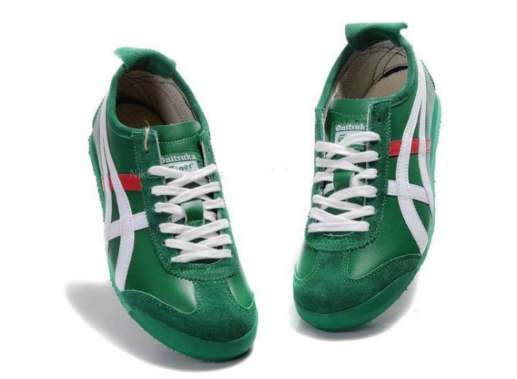 Asics Mexico 66 Lauta Shoes Dark Green/White/Red Asics Mexico 66 Lauta Shoes Dark Green/White/Red