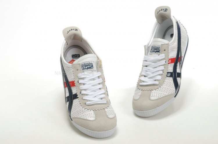 Asics Mini Shoes Beige/Blue/Red Asics Mini Shoes Beige/Blue/Red