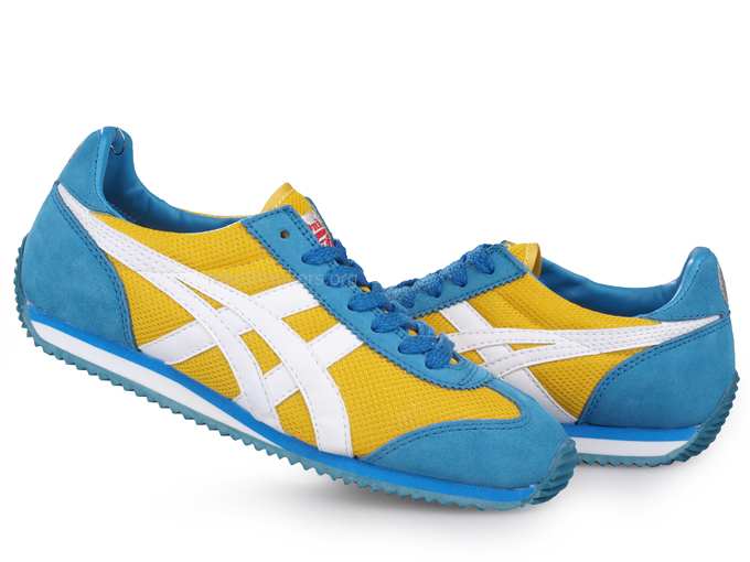 Asics Onitsuka California 78 Shoes Blue/Yellow/White Asics Onitsuka California 78 Shoes Blue/Yellow/White