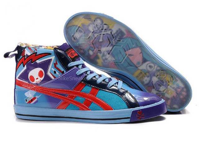 Onitsuka Tiger X Tokidoki Fabre Shoes Blue/Red/Purple Onitsuka Tiger X Tokidoki Fabre Shoes Blue/Red/Purple