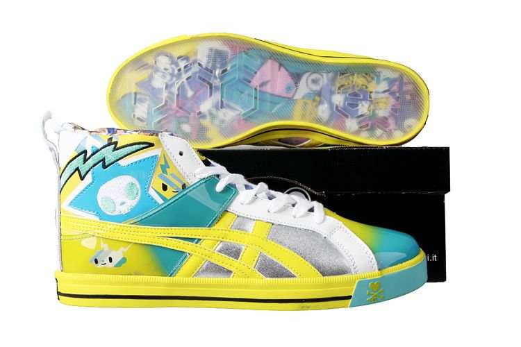 Onitsuka Tiger X Tokidoki Fabre Shoes Yellow/Silver/Green Onitsuka Tiger X Tokidoki Fabre Shoes Yellow/Silver/Green