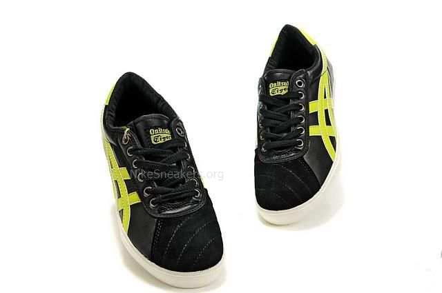 Asics Rotation 77 Shoes Black/Green Asics Rotation 77 Shoes Black/Green