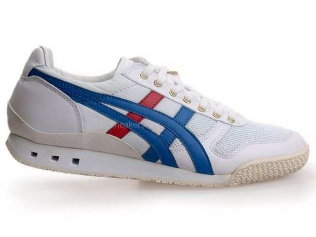 Asics Ultimate 81 Shoes Beige White/Blue/Red Asics Ultimate 81 Shoes Beige White/Blue/Red