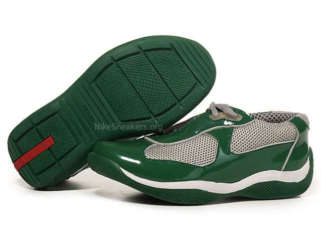 Prada Kids' Shoes- Green Leather Prada Kids' Shoes- Green Leather