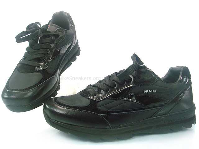 Prada Men's Sneaker - All Black With "PRADA" Logo Prada Men's Sneaker - All Black With "PRADA" Logo