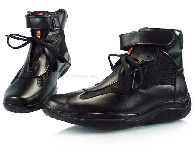 Prada Women's High Shoes All Black Prada Women's High Shoes All Black