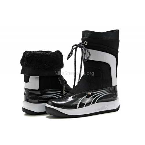 Puma Boots Women Black White Puma Boots Women Black White
