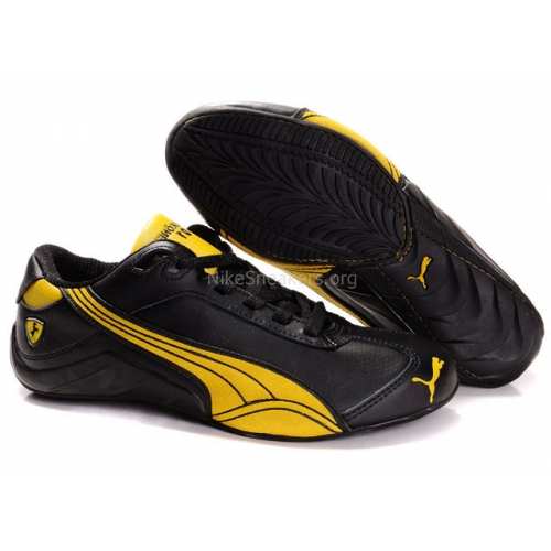 Puma Drift Cat Dots Mens Black Yellow Puma Drift Cat Dots Mens Black Yellow