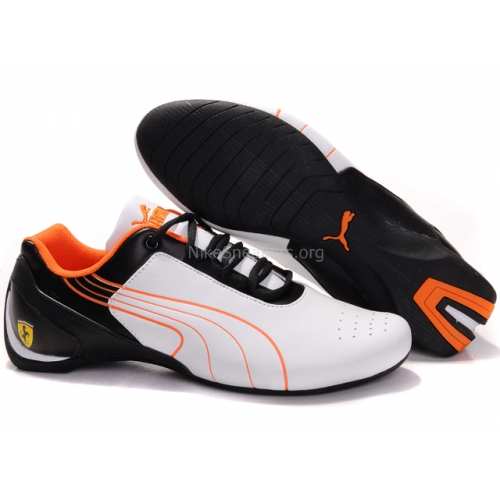 Puma Drift Cat Lo Enqine Mens White Black Orange