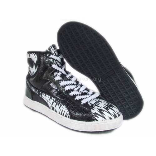 Puma First Round RP Mens Lightning White Black Puma First Round RP Mens Lightning White Black