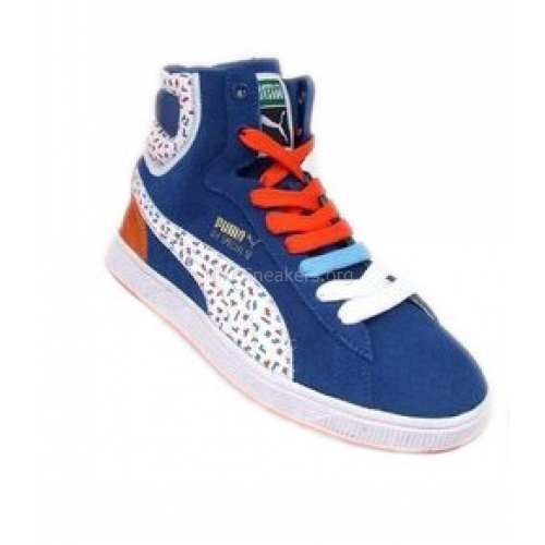 Puma First Round RP Womens Bule White Puma First Round RP Womens Bule White