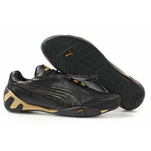 Puma Fluxion II Mens Black Glod Puma Fluxion II Mens Black Glod