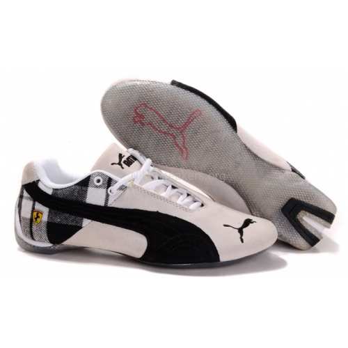 Puma Future Cat GT Ferrari Big Grid Mens Champagne Black White G Puma Future Cat GT Ferrari Big Grid Mens Champagne Black White G
