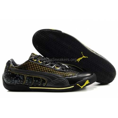 Puma Speed Cat 2.9 Mens Black Grey Yellow Puma Speed Cat 2.9 Mens Black Grey Yellow