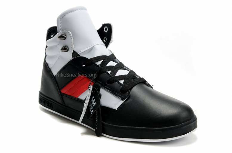 Supra Bandit Mid Tops Black/White