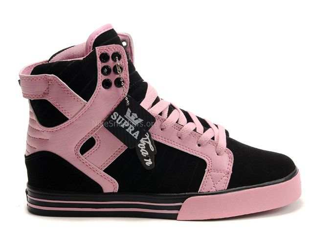Womens Supra Muska Skytop Black/Pink