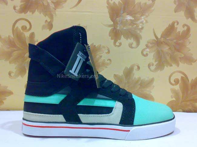 Womens Supra Skytop II Blue/Black/White