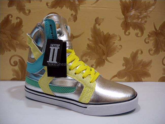 Womens Supra Skytop II God/Yellow/Green