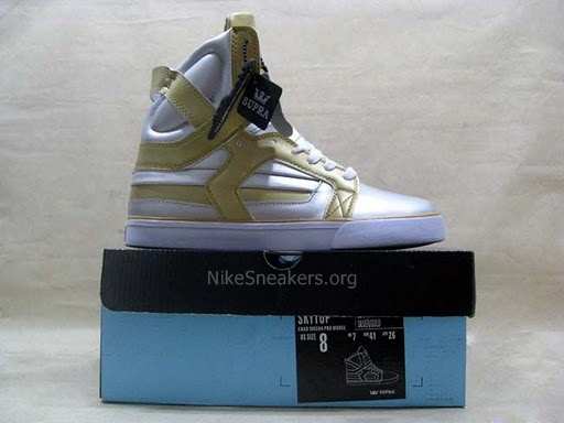 Womens Supra Skytop II Silver/God