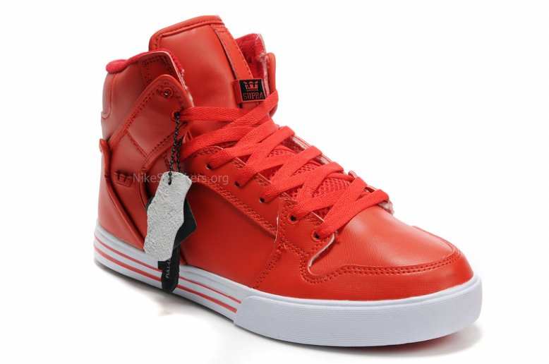 Womens Supra Vaider Red/White