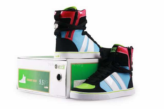Women's Radii Shoes Black/Blue/White