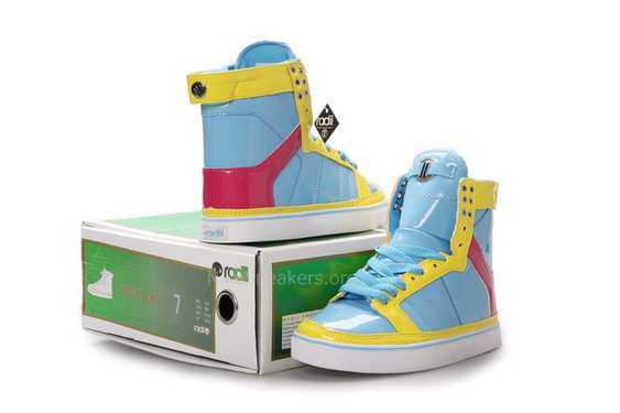 Women's Radii Shoes Blue/Yellow/White