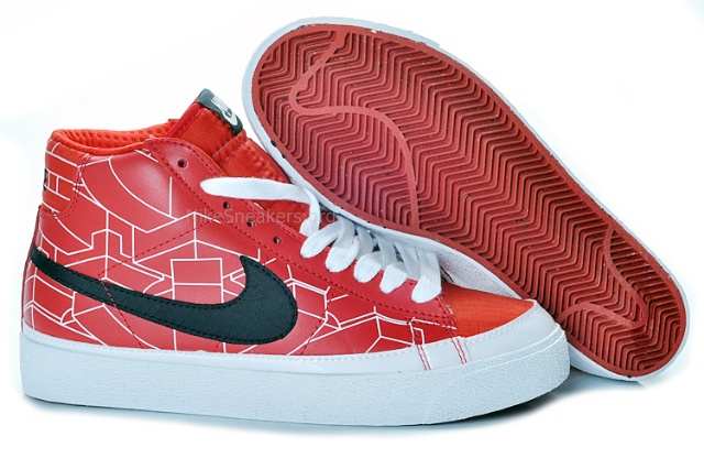 Nike Blazer Shoes Red/Black/White Nike Blazer Shoes Red/Black/White