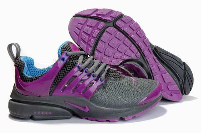 Nike Air Presto Shoes Dark Grey/Purple Nike Air Presto Shoes Dark Grey/Purple