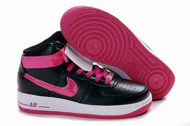 Nike Air Force 1 Shoes Schwarz/Red